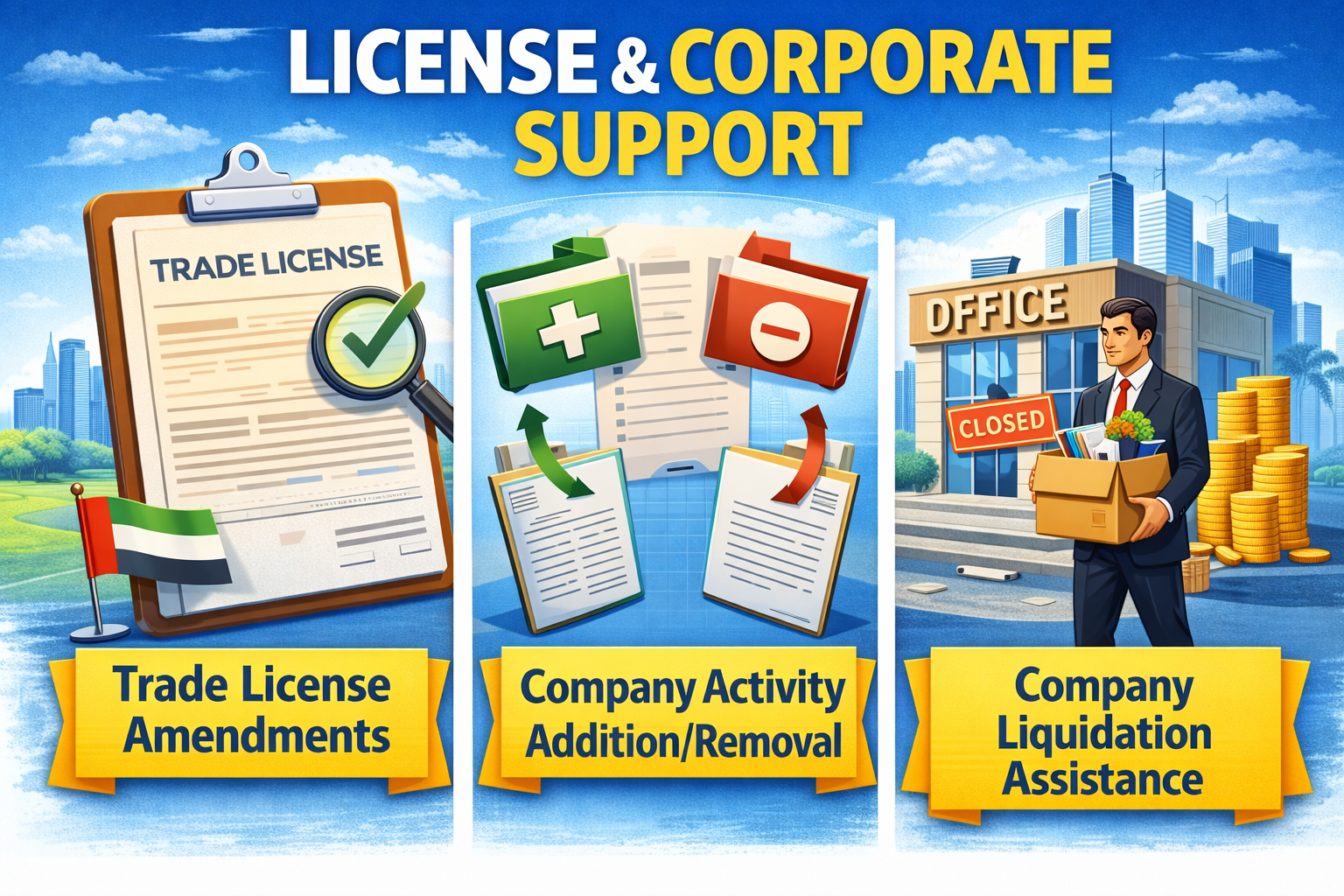 License & Corporate Support